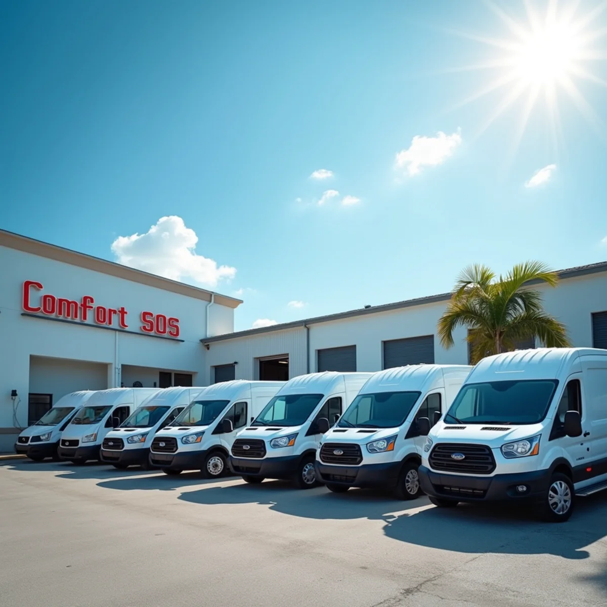 About Comfort SOS Corporation - Founder Leo Acosta and senior technician team in Hialeah